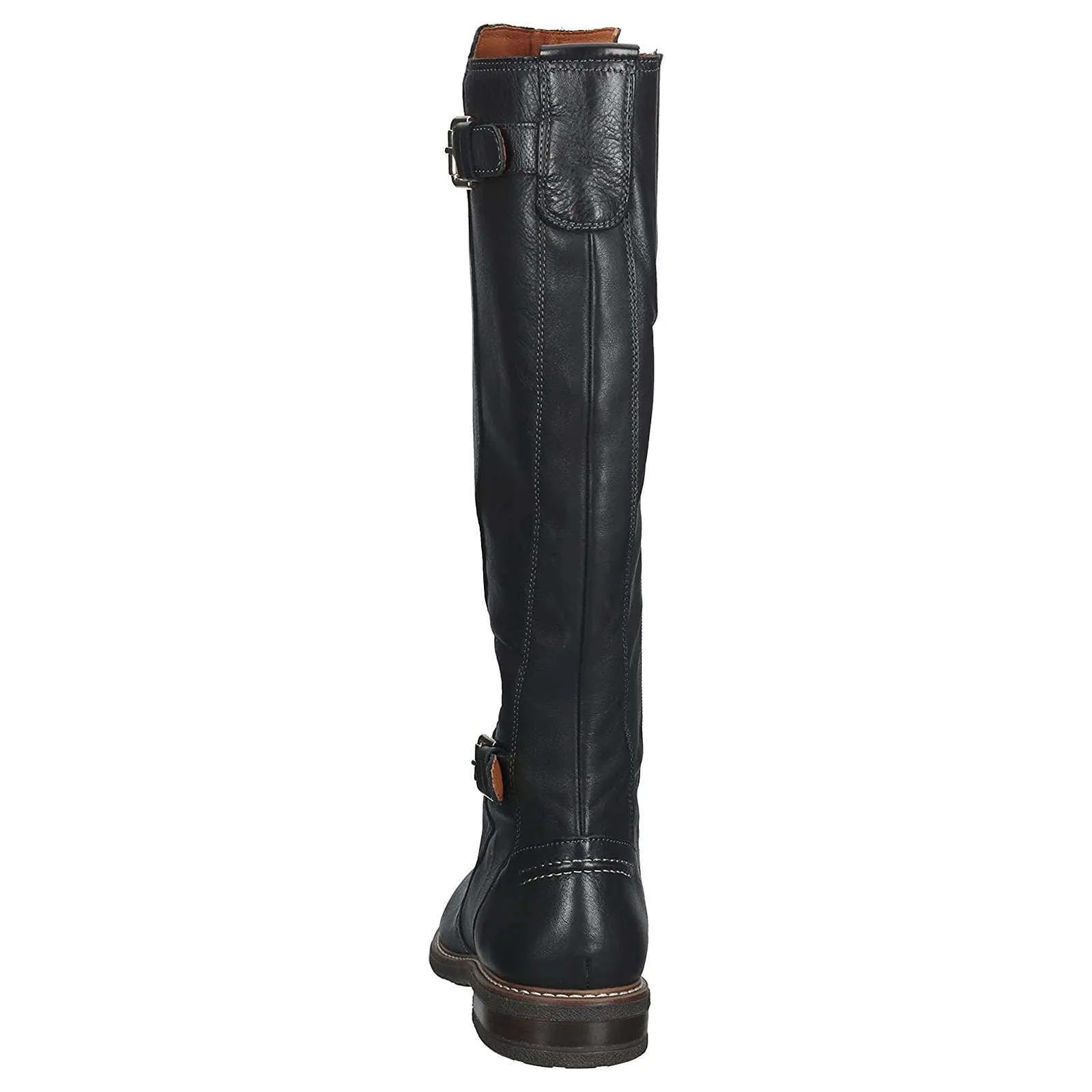 Aldaya Calfskin Leather Fur Lined Women's Knee High Boots