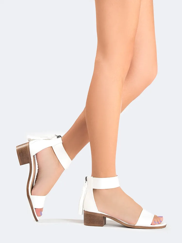 Ankle Strap Block Heel Sandal