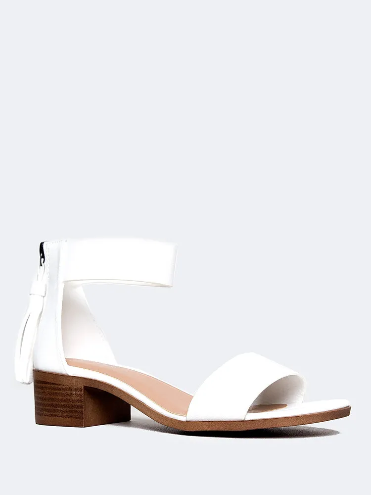 Ankle Strap Block Heel Sandal