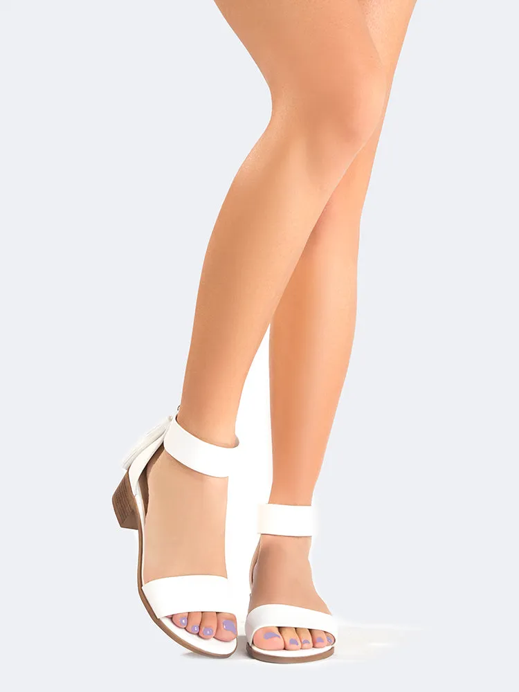 Ankle Strap Block Heel Sandal