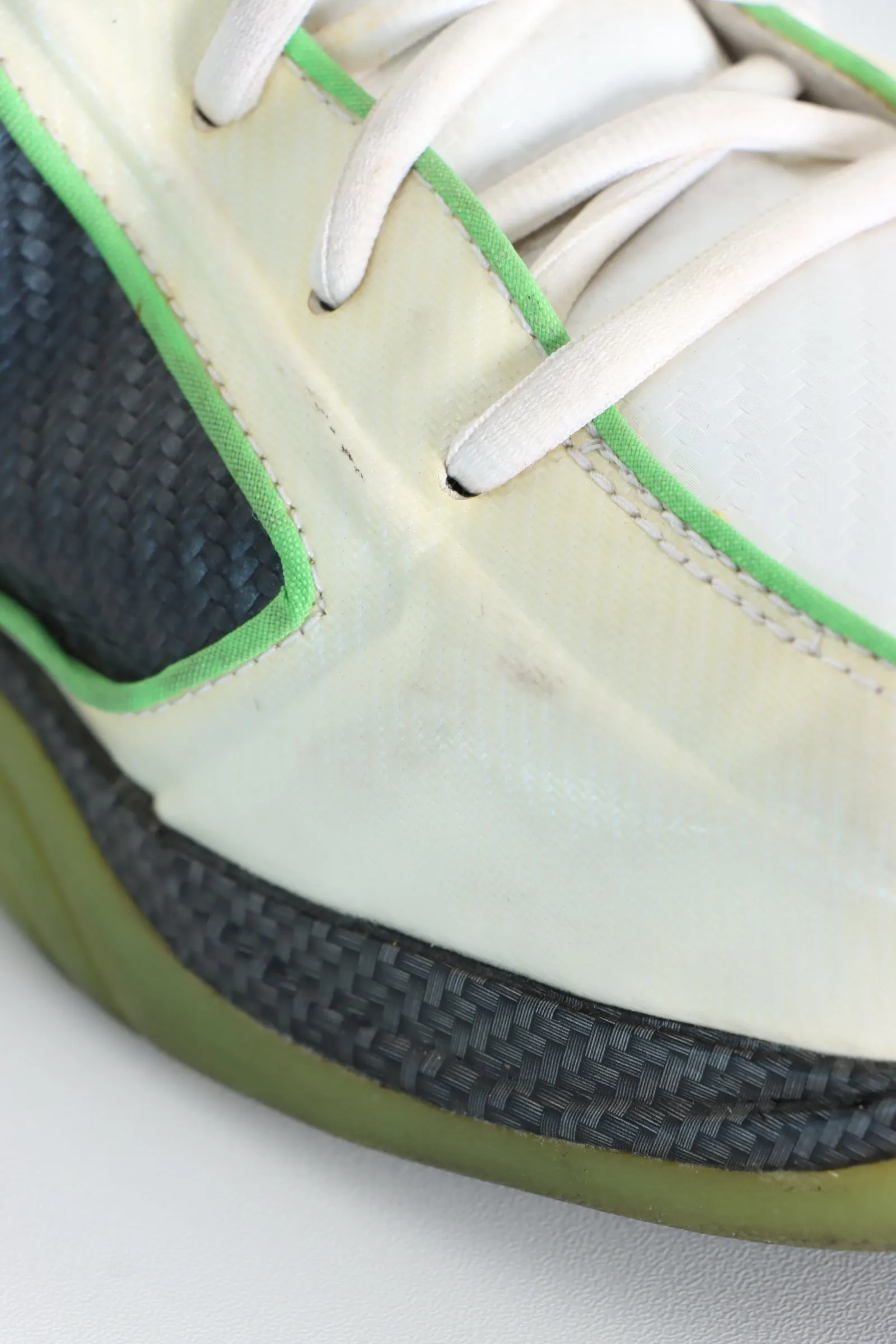 APL Concept 1 Mens Basketball Shoes in White, Black, and Green - Size 11 - Stylish Performance Footwear