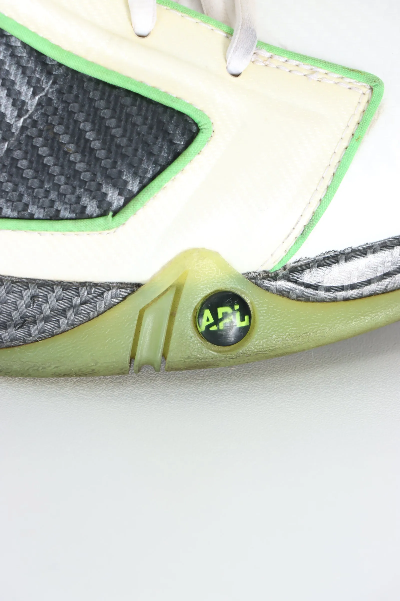 APL Concept 1 Mens Basketball Shoes in White, Black, and Green - Size 11 - Stylish Performance Footwear