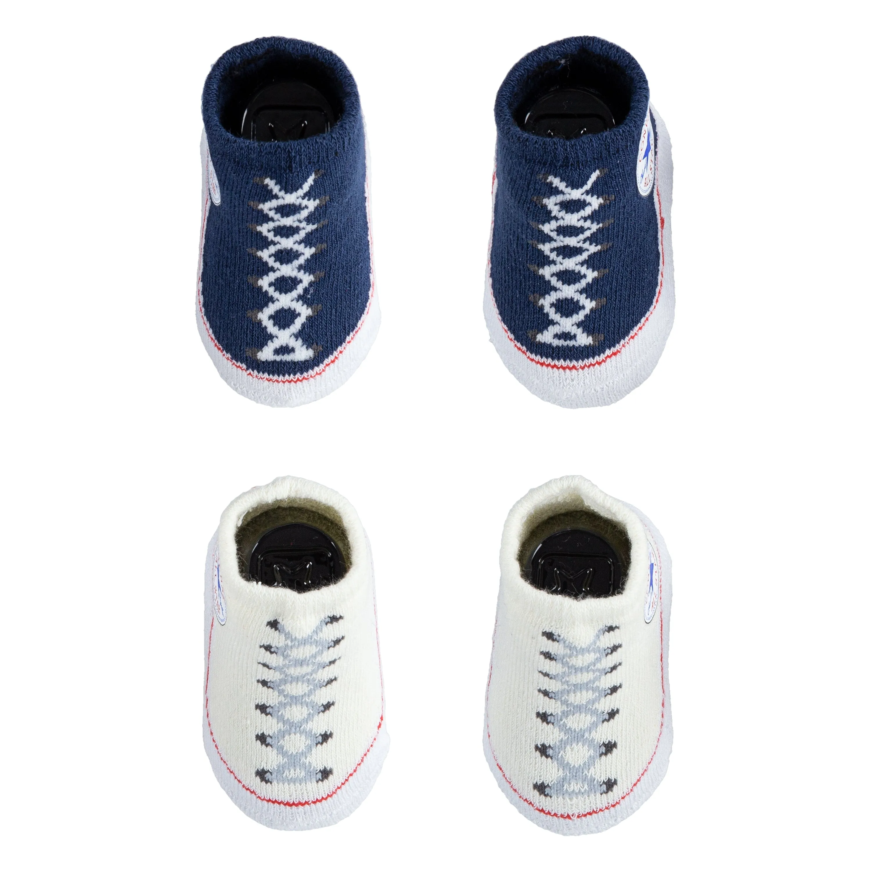 Baby Converse Chuck Taylor Newborn Knit Booties 2 Pack Navy