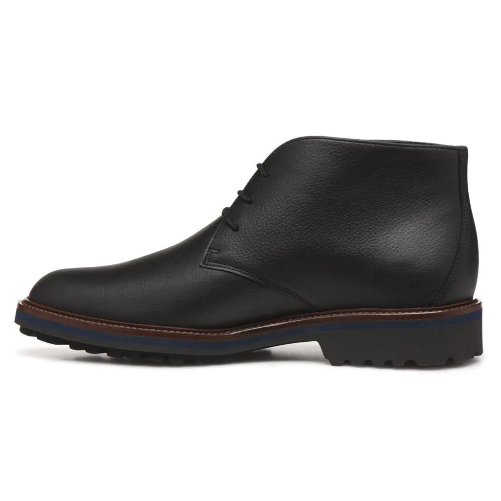 Berto Full Grain Leather Men's Ankle Boots