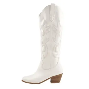 Boots Queen Agnes (White)