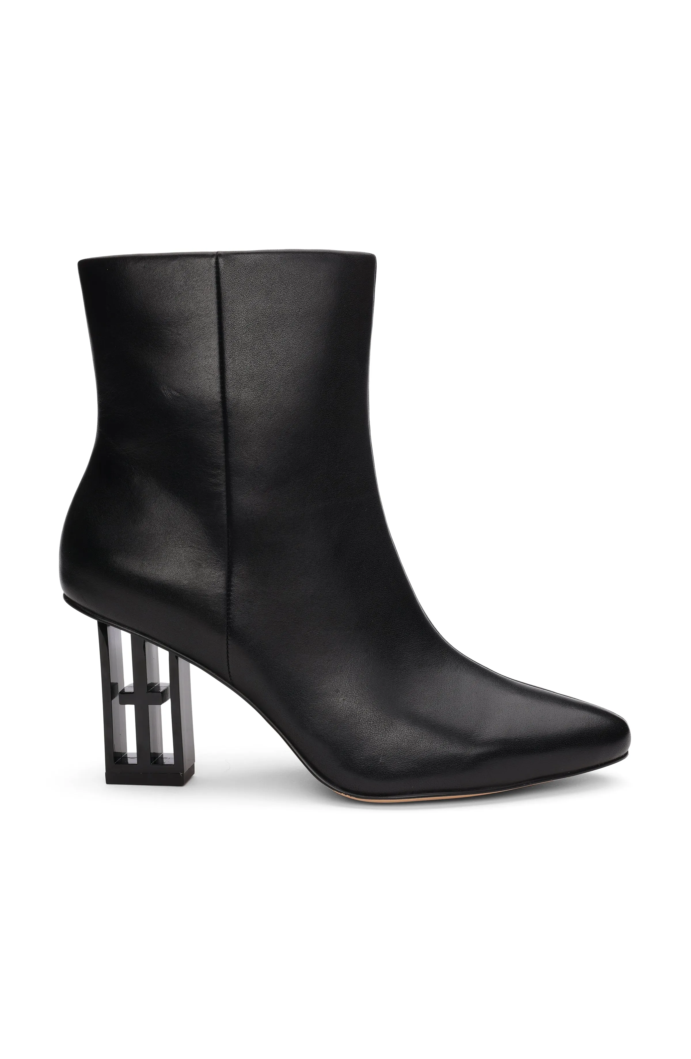 CLAREMONT ICON HEEL SIDE ZIP BOOTIE