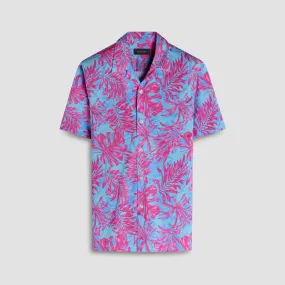 Cole Leaf Print OoohCotton Camp Shirt