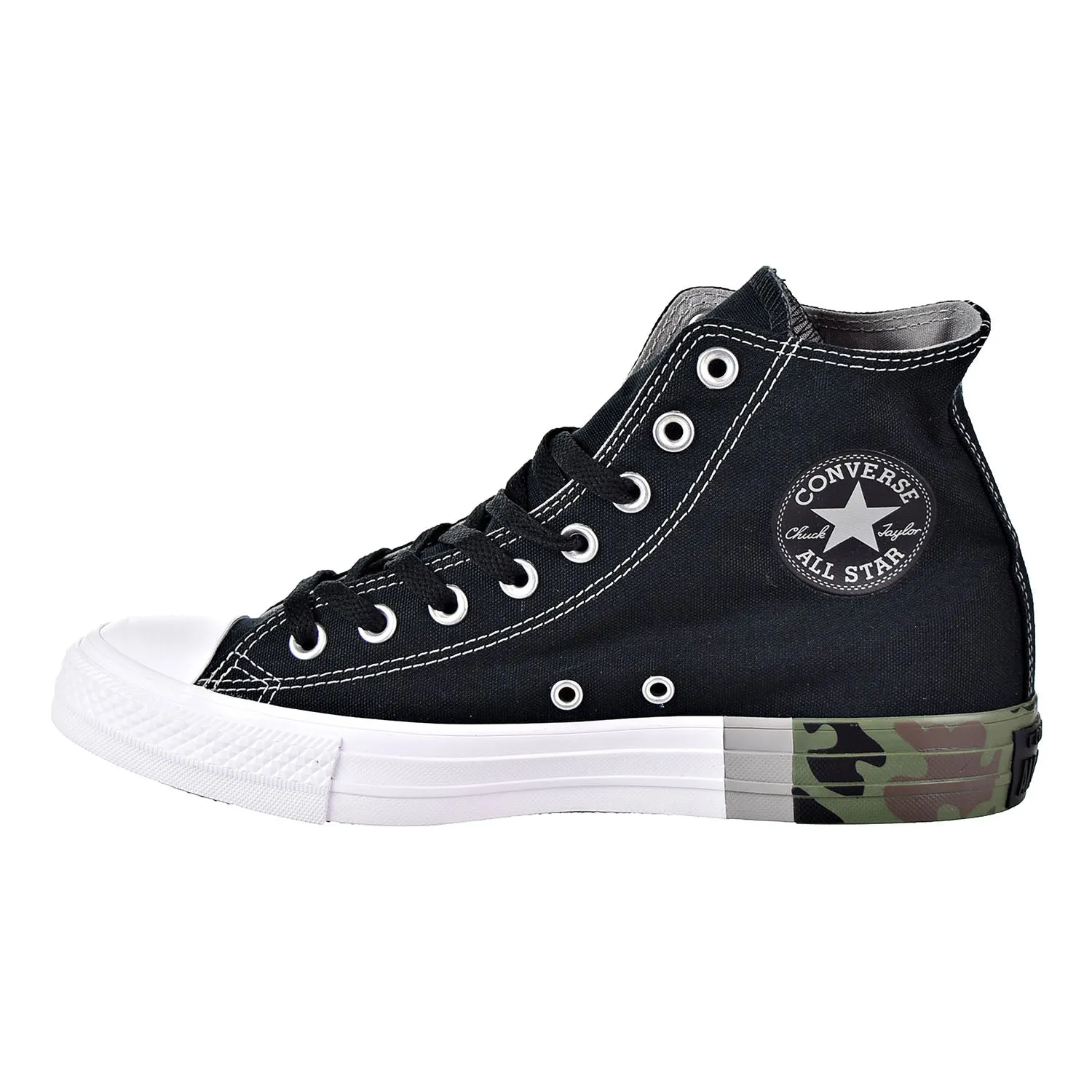 Converse Chuck Taylor All Star HI Unisex Shoes Black/Dolphin/White