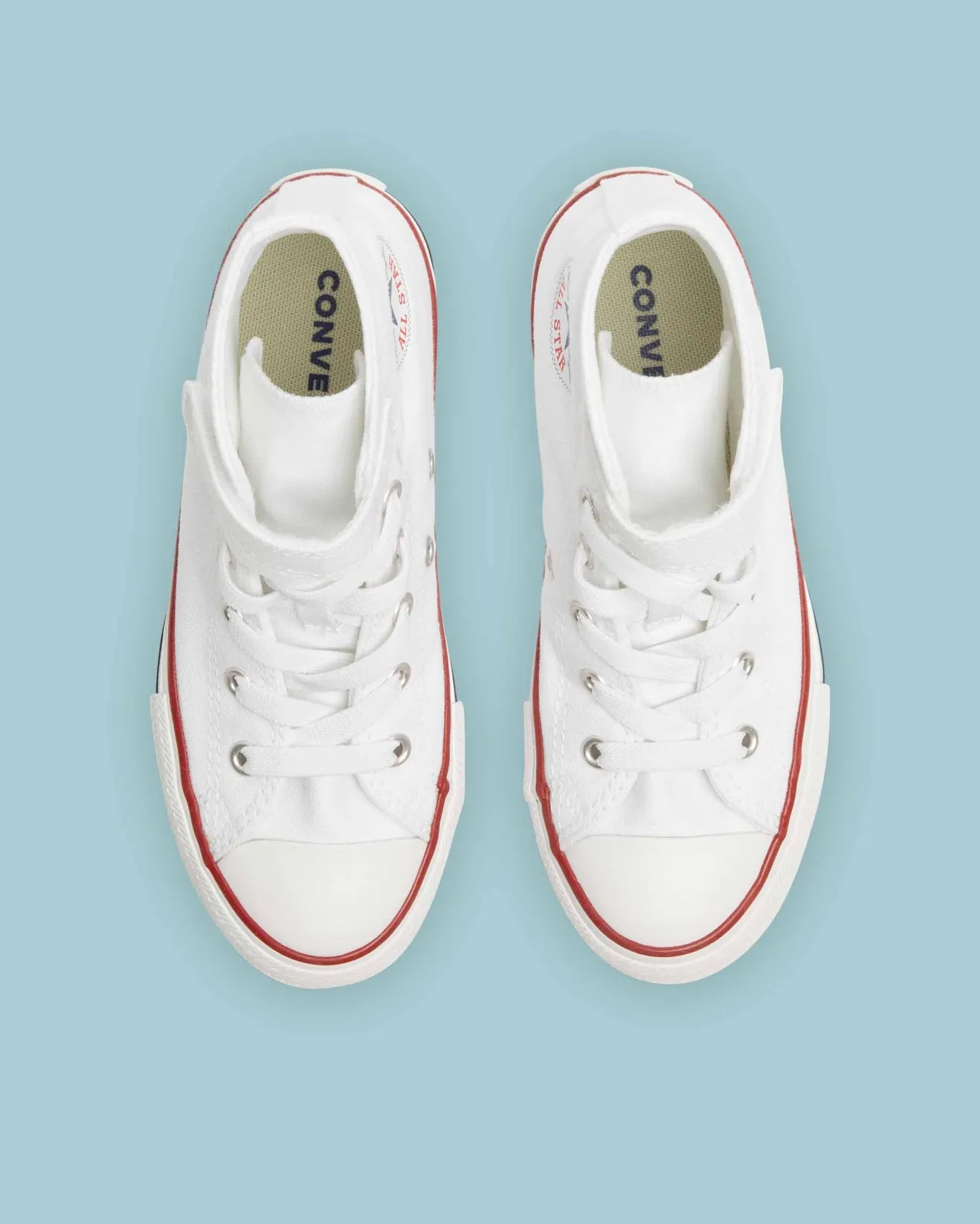 Converse Kids Chuck Taylor All Star Easy On 1V Junior High Top White