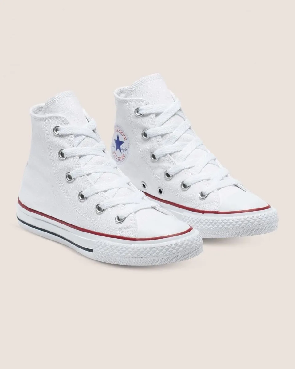 CONVERSE KIDS CHUCK TAYLOR ALL STAR HIGH TOP WHITE SHOE