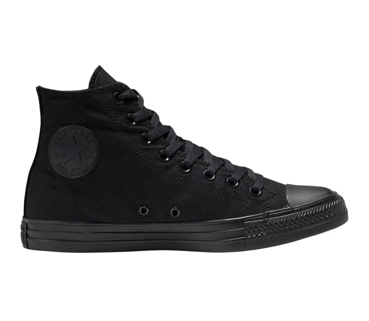 CONVERSE WOMEN'S CHUCK TAYLOR ALL STAR HIGH TOP TRIPLE BLACK SHOE