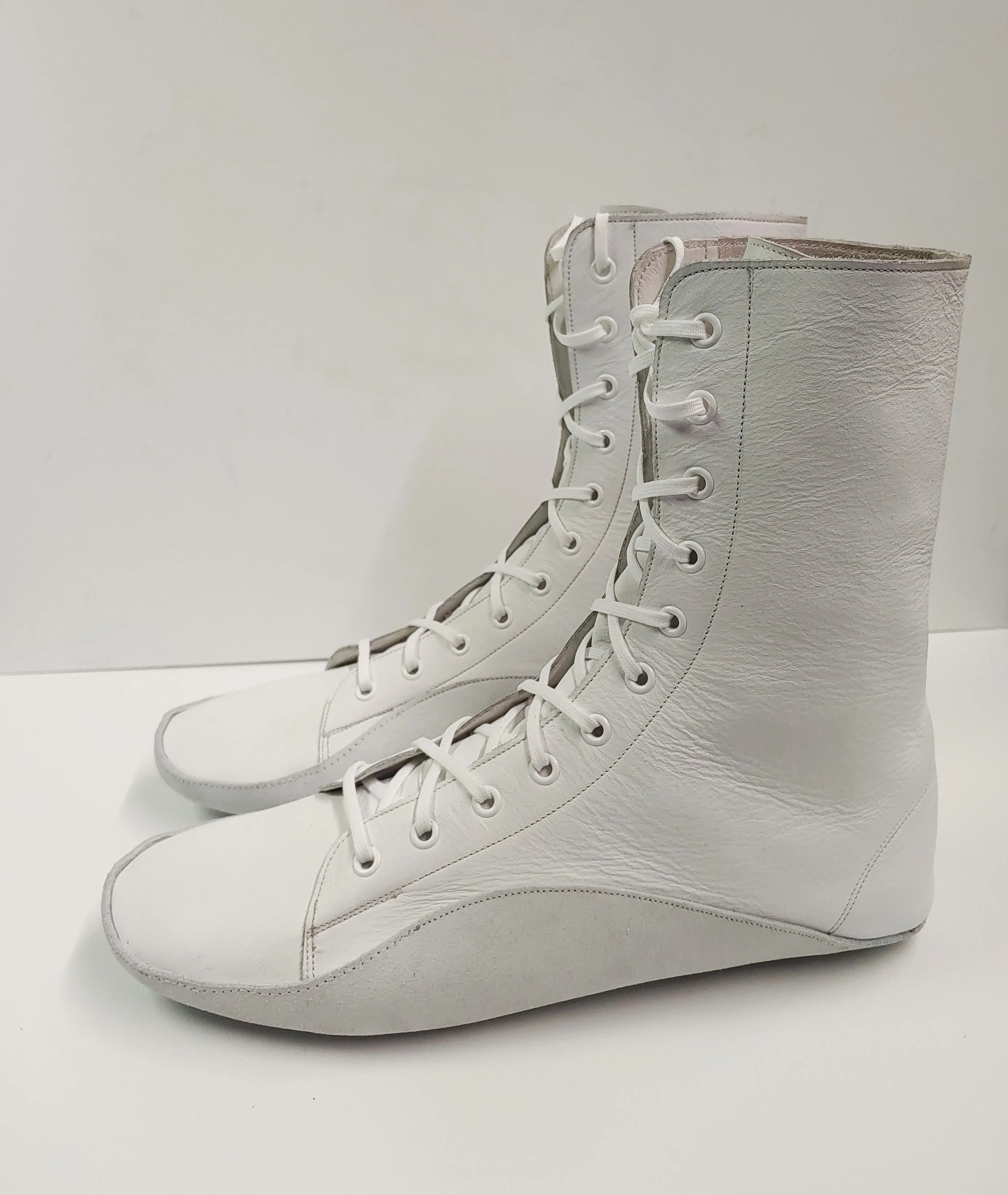 CUSTOM MADE White Tightrope Boots