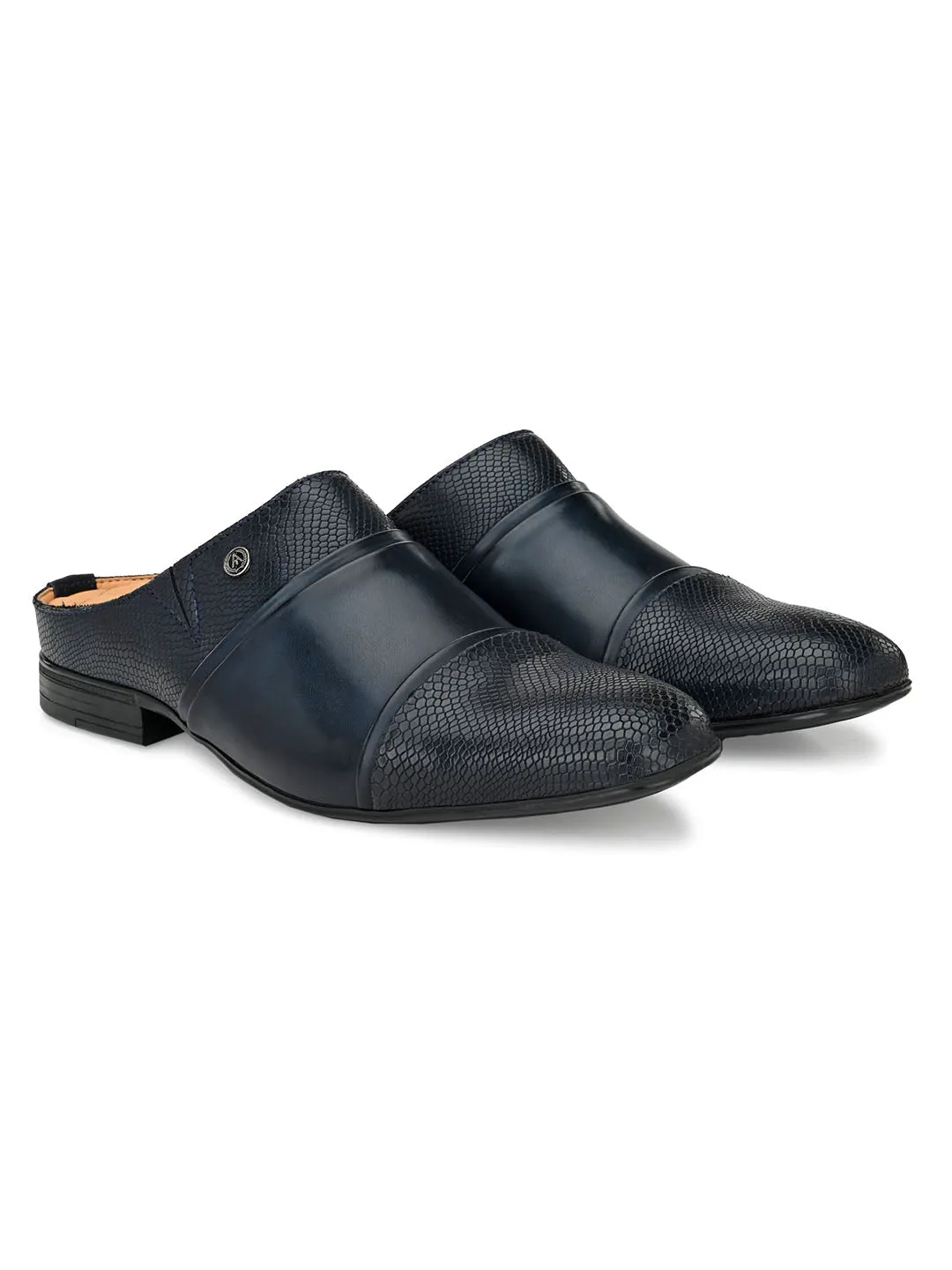 Debby Men's Blue Mules