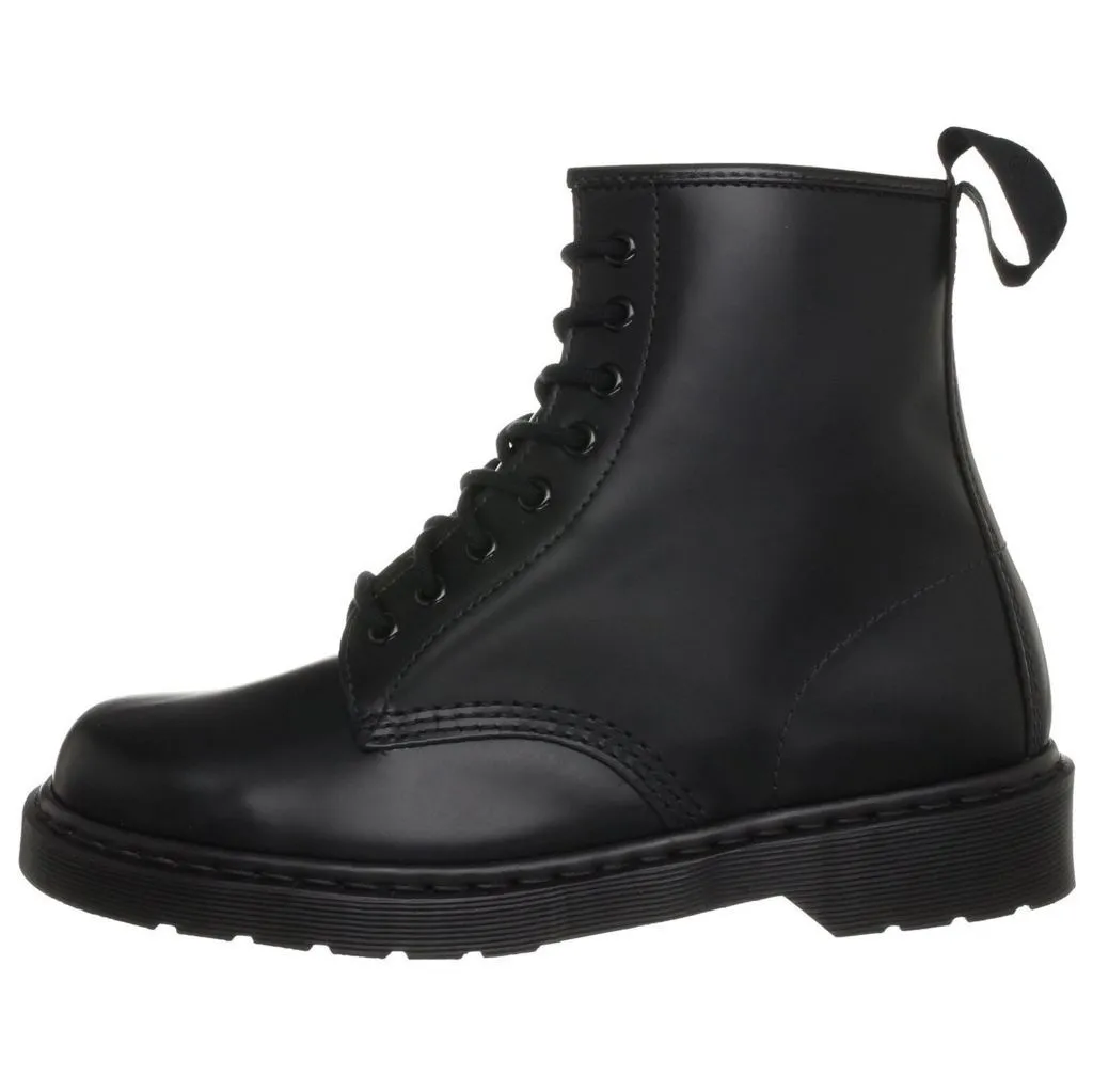 Dr. Martens 1460 8 Eyelet Mono Smooth Black Unisex Boots - UK 9