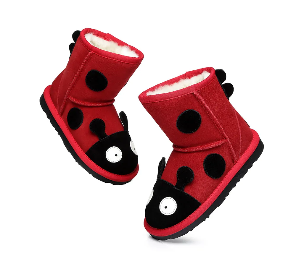 Everugg Kids Ladybug Ugg Boots