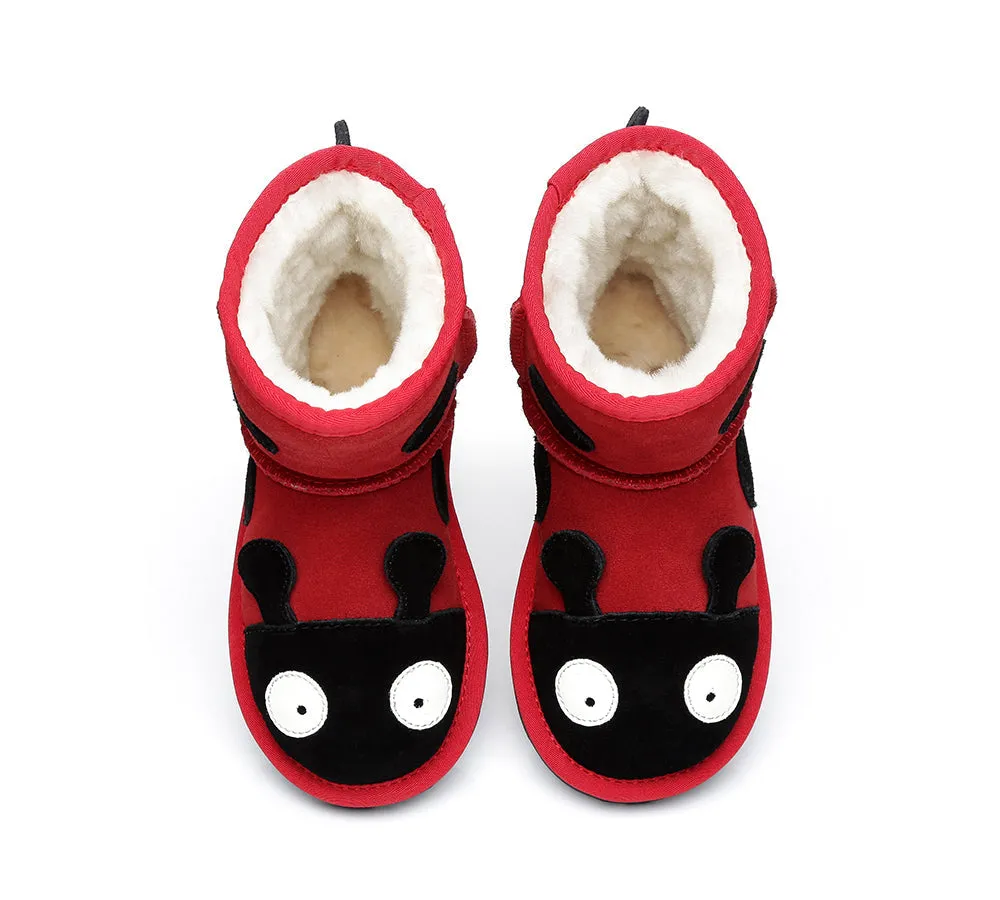 Everugg Kids Ladybug Ugg Boots