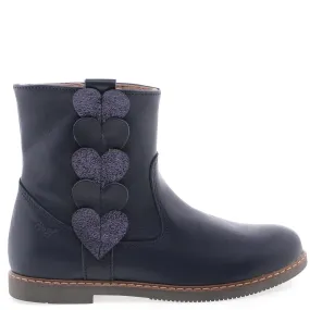 (EY2692-5)Emel winter boots hearts navy