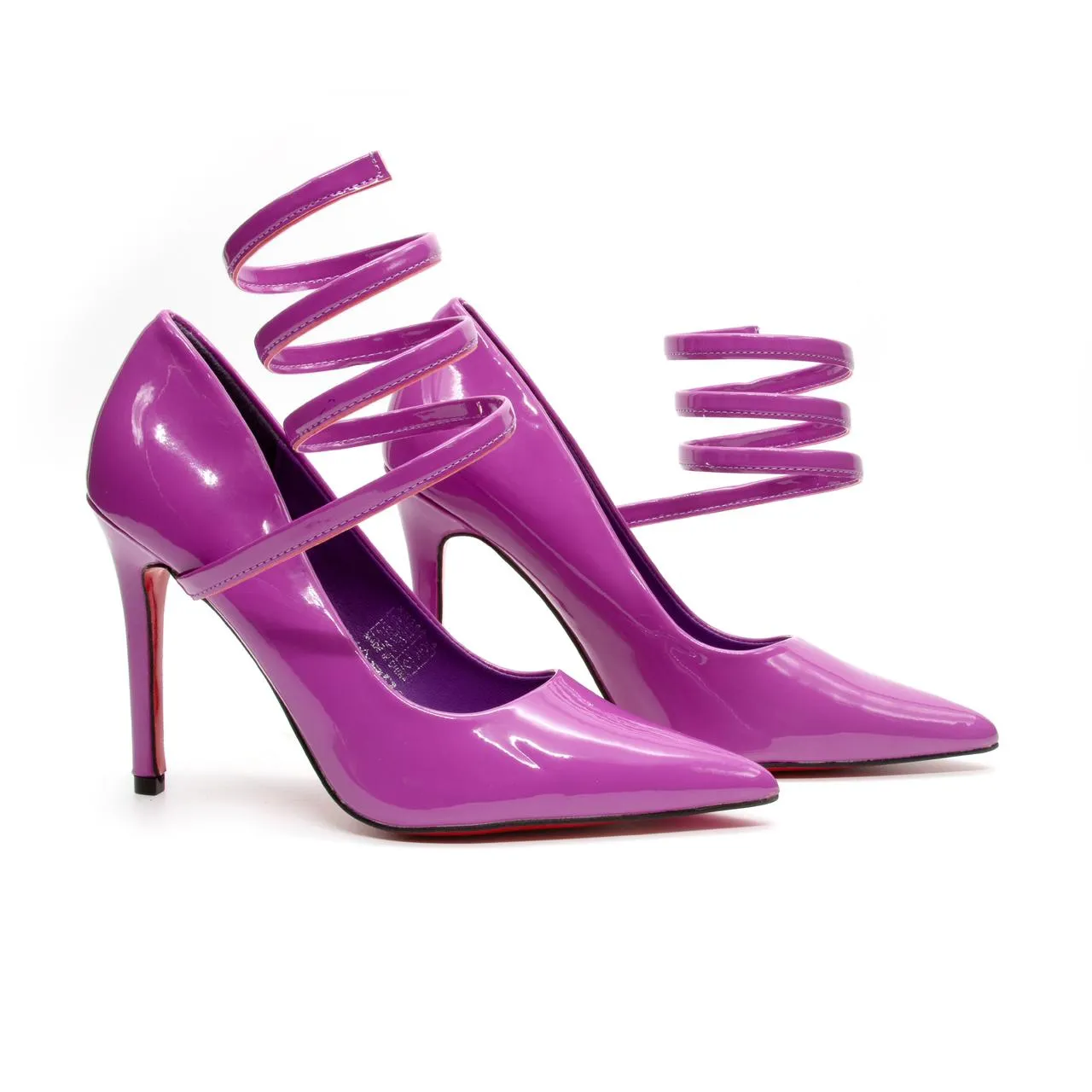 Glossy Pointed Toe High Heel