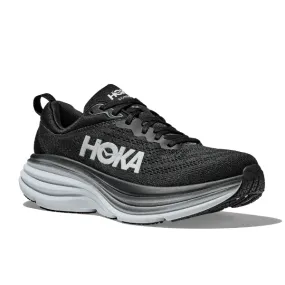 HOKA Men's Bondi 8 Wide Black/White