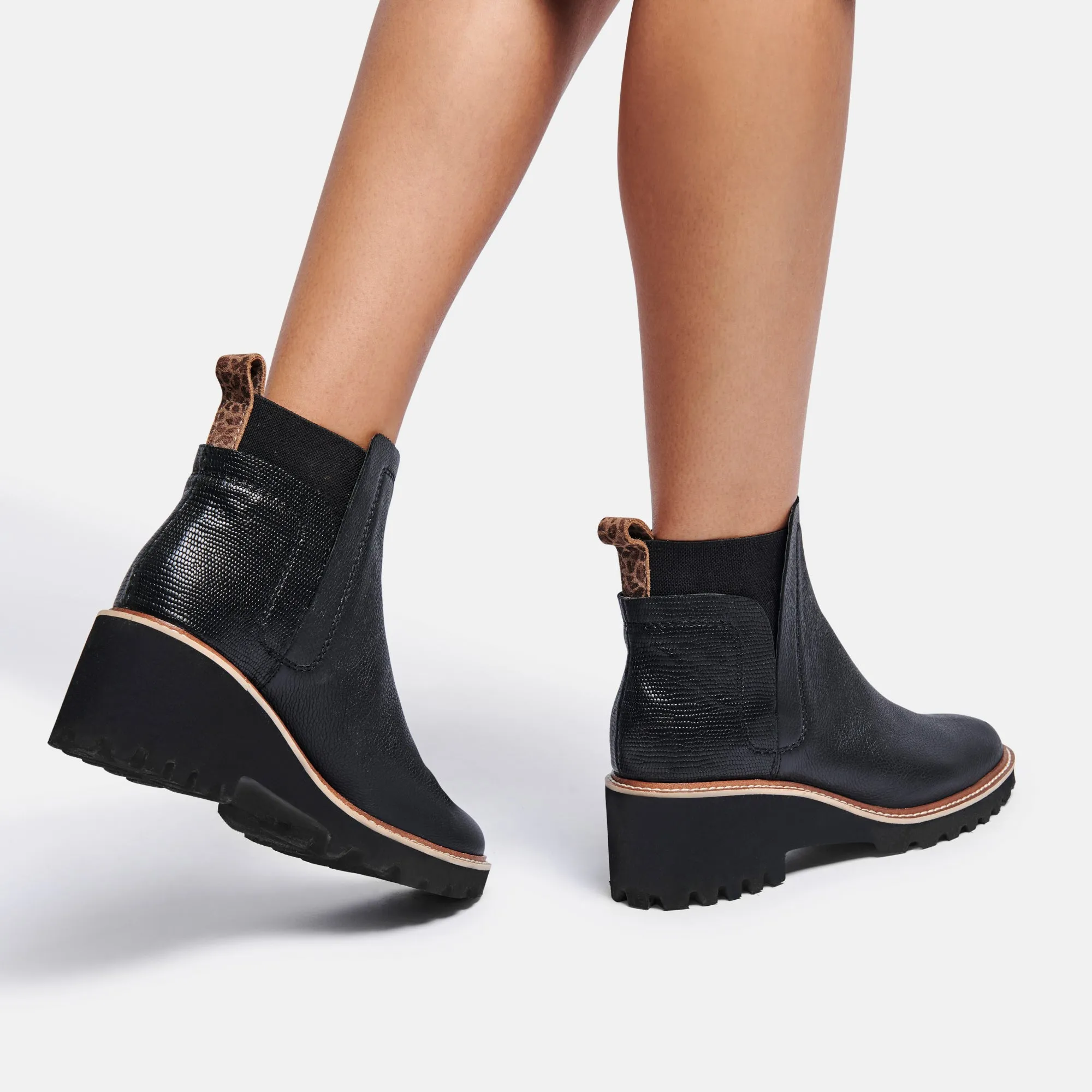 HUEY H2O BOOTS BLACK LEATHER