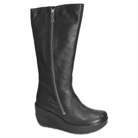 Jate917Fly Mousse Leather Women's Boots