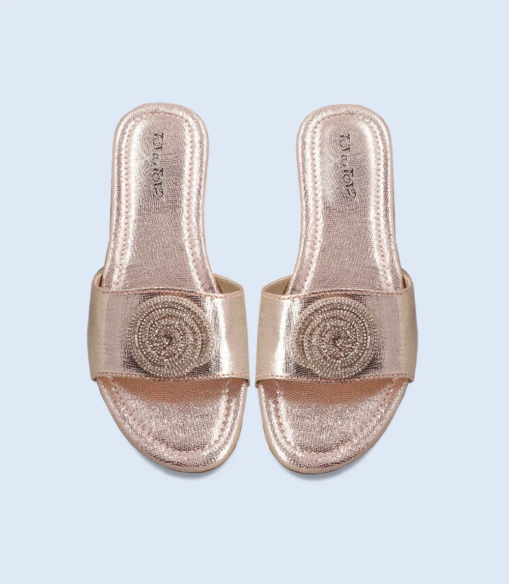 KG0119-CHAMPAGNE-Girl Slippers