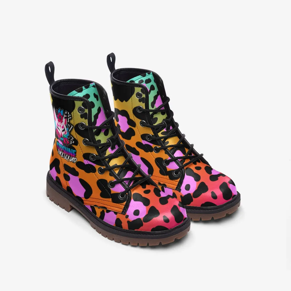 Kitsune Orange Leopard Boots MT