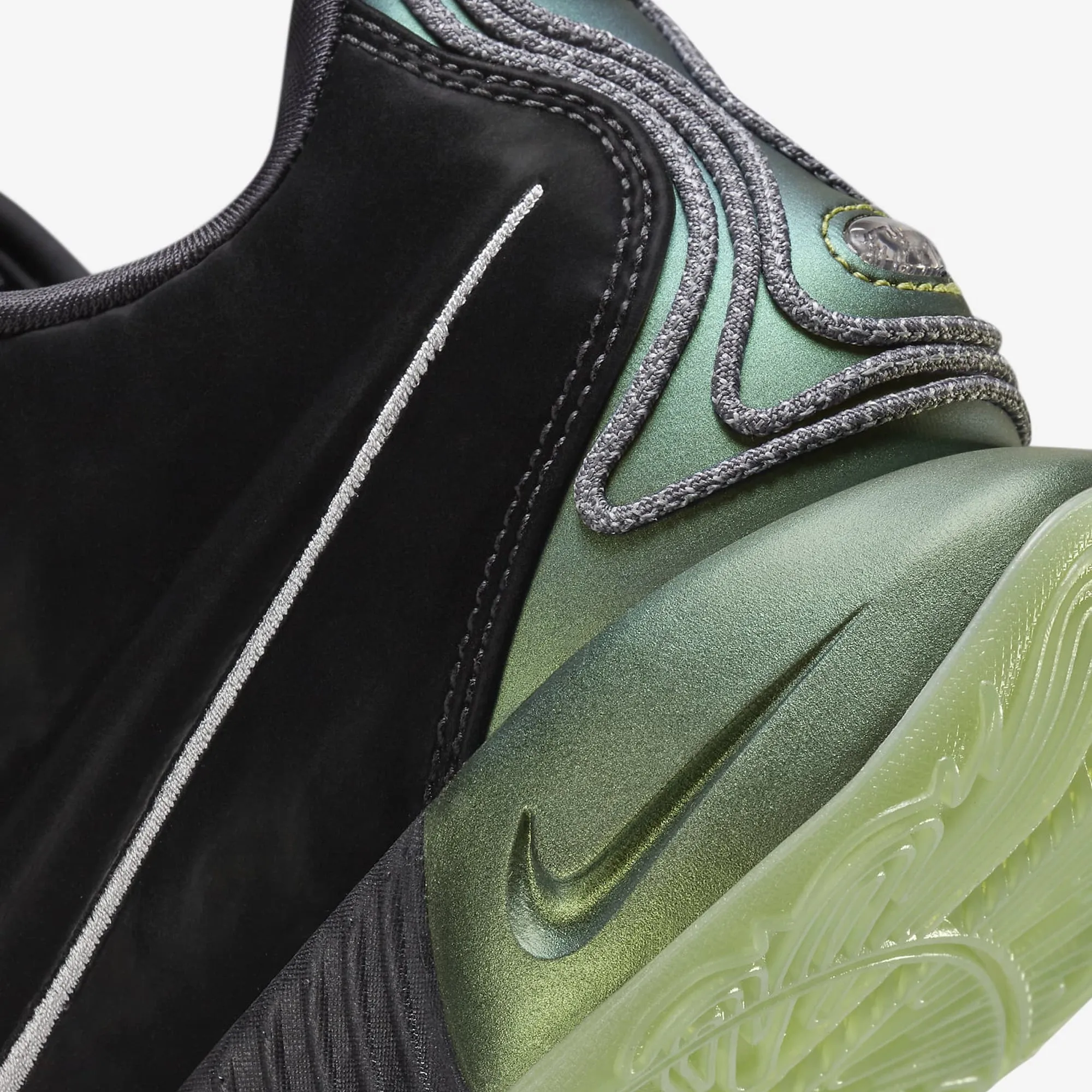 LEBRON XXI TAHITIAN EP 'BLACK/MTLC PEWTER-IRON GREY-OIL GREEN'