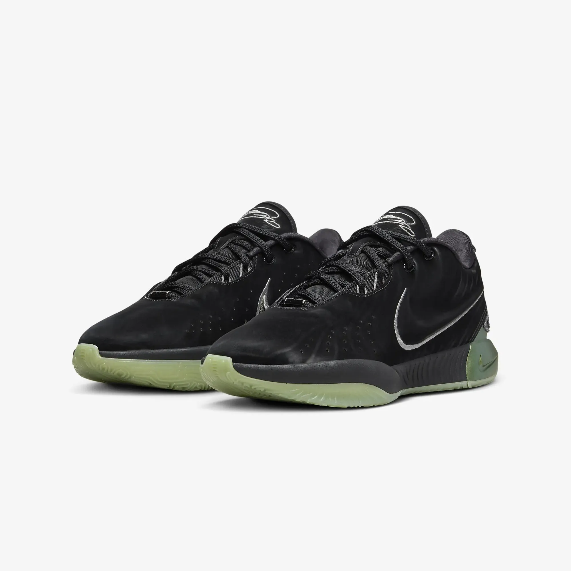 LEBRON XXI TAHITIAN EP 'BLACK/MTLC PEWTER-IRON GREY-OIL GREEN'