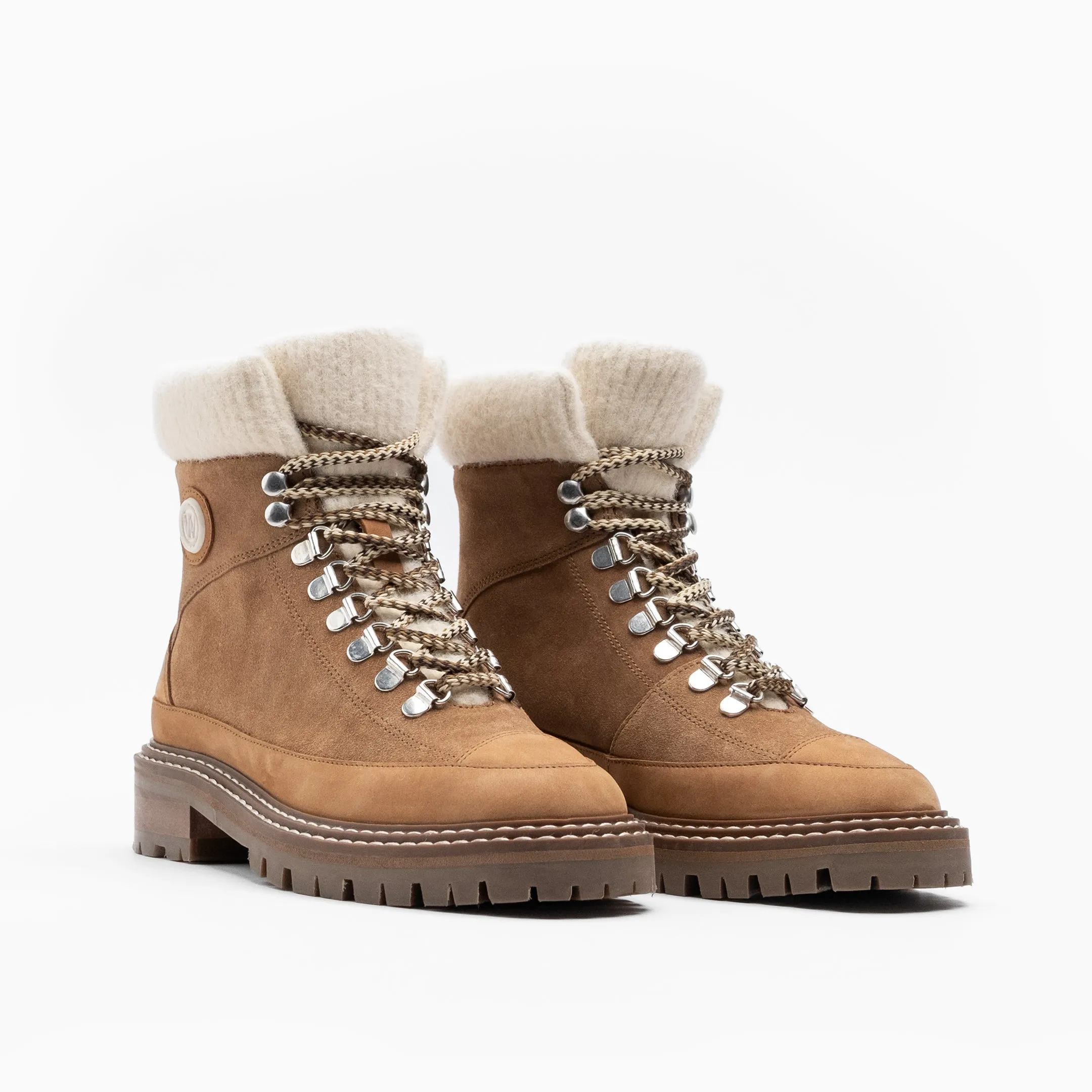 Marina Knitted Collar Hiking Boot