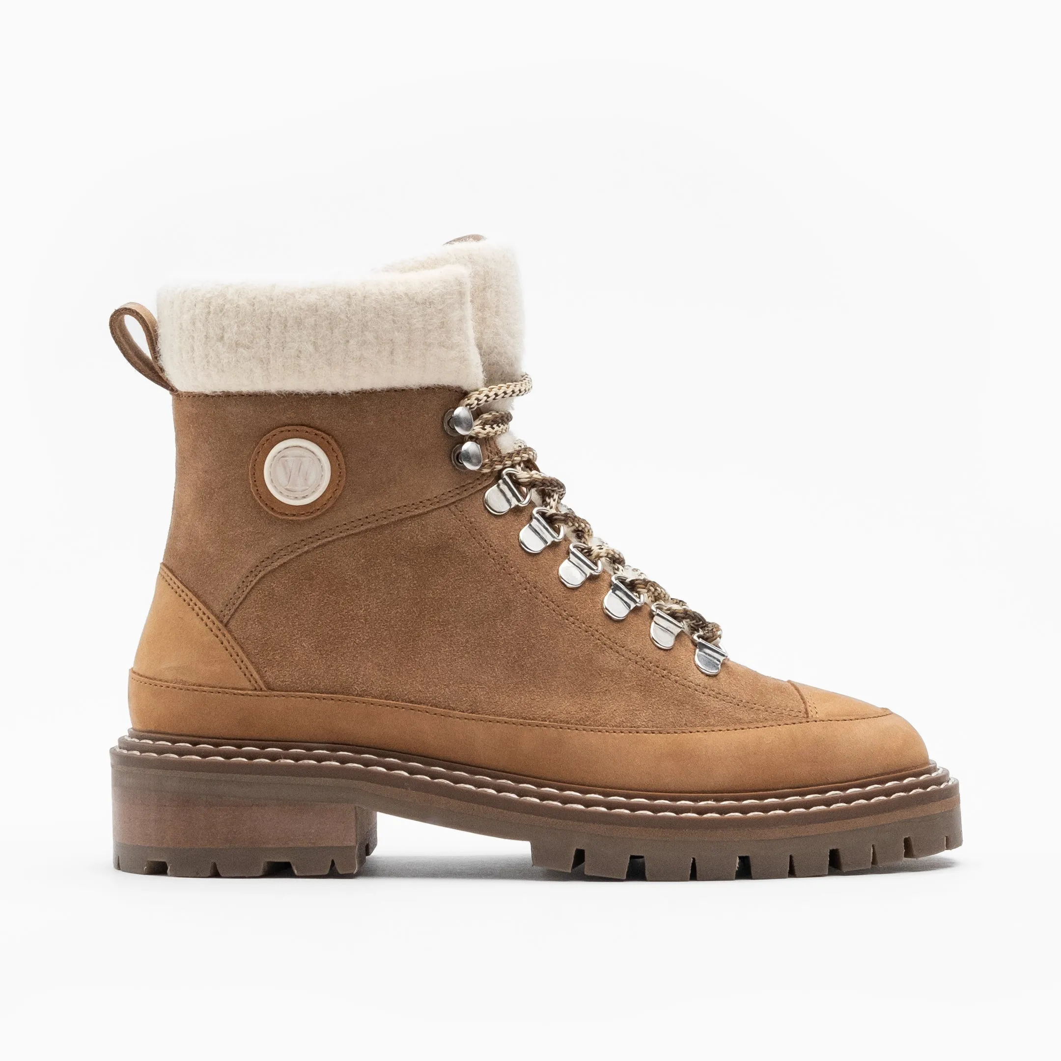 Marina Knitted Collar Hiking Boot