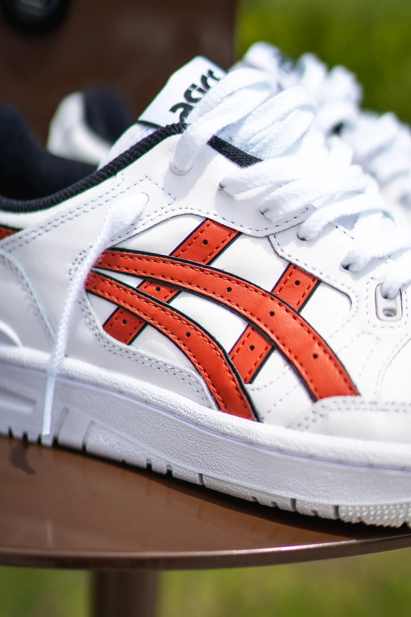 Mens Asics EX89 (White/Spice Latte)