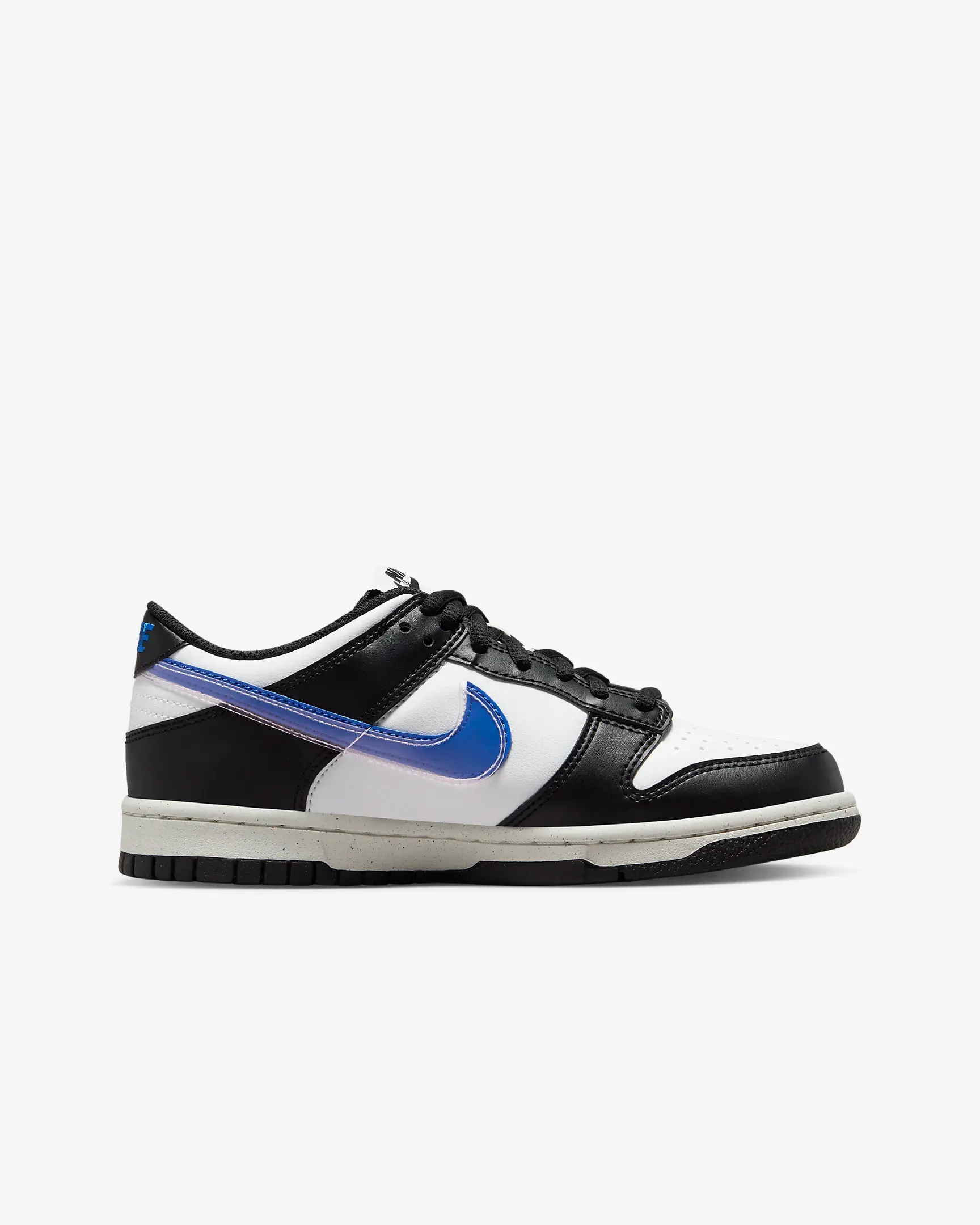 Nike Kid's Dunk Low Next Nature Shoes - Black / Hyper Royal / Summit