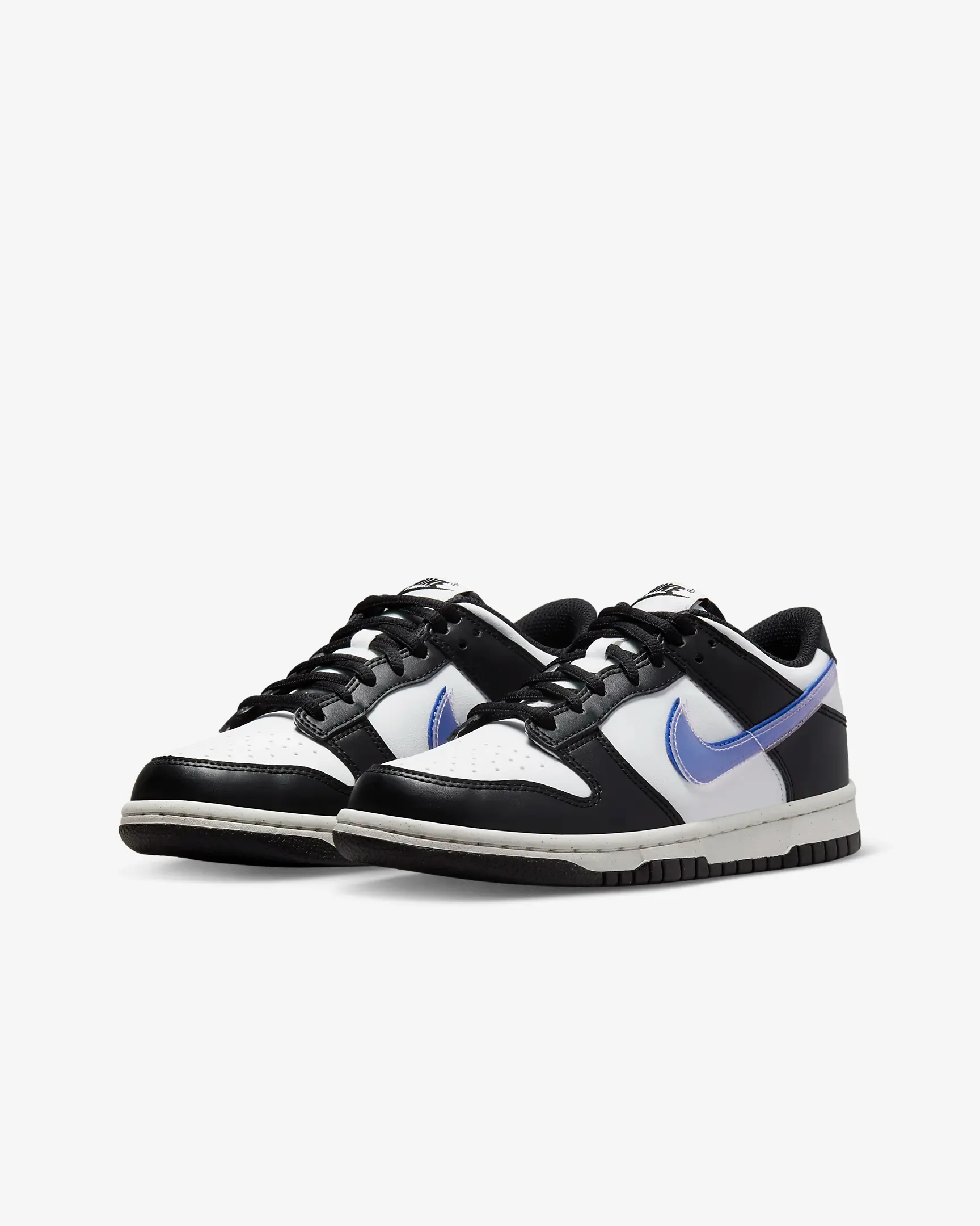 Nike Kid's Dunk Low Next Nature Shoes - Black / Hyper Royal / Summit