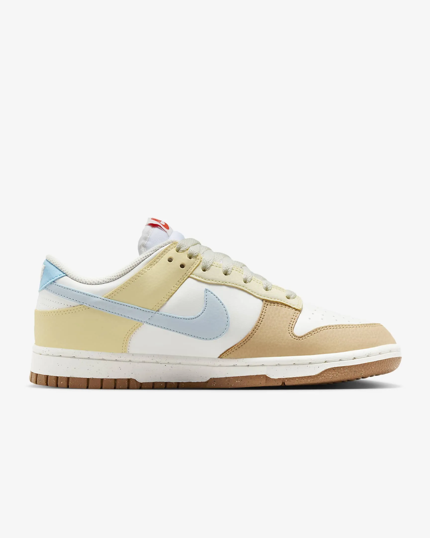 Nike Women's Dunk Low Shoes - Summit White / Aquarius Blue / Soft Yellow / Glacier Blue