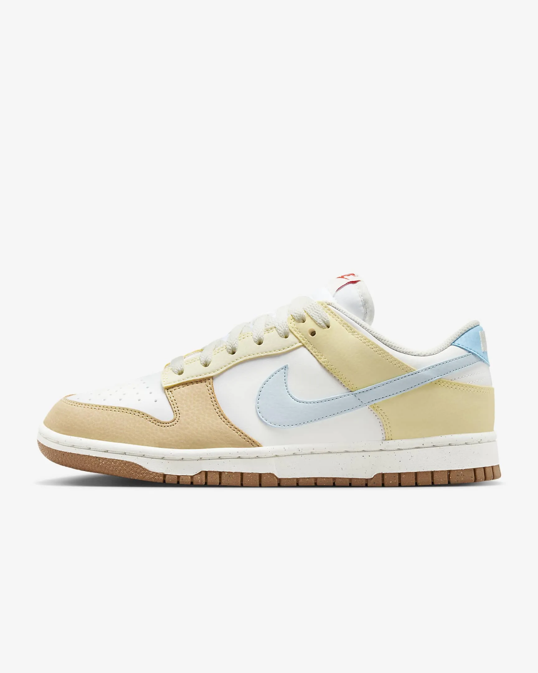 Nike Women's Dunk Low Shoes - Summit White / Aquarius Blue / Soft Yellow / Glacier Blue