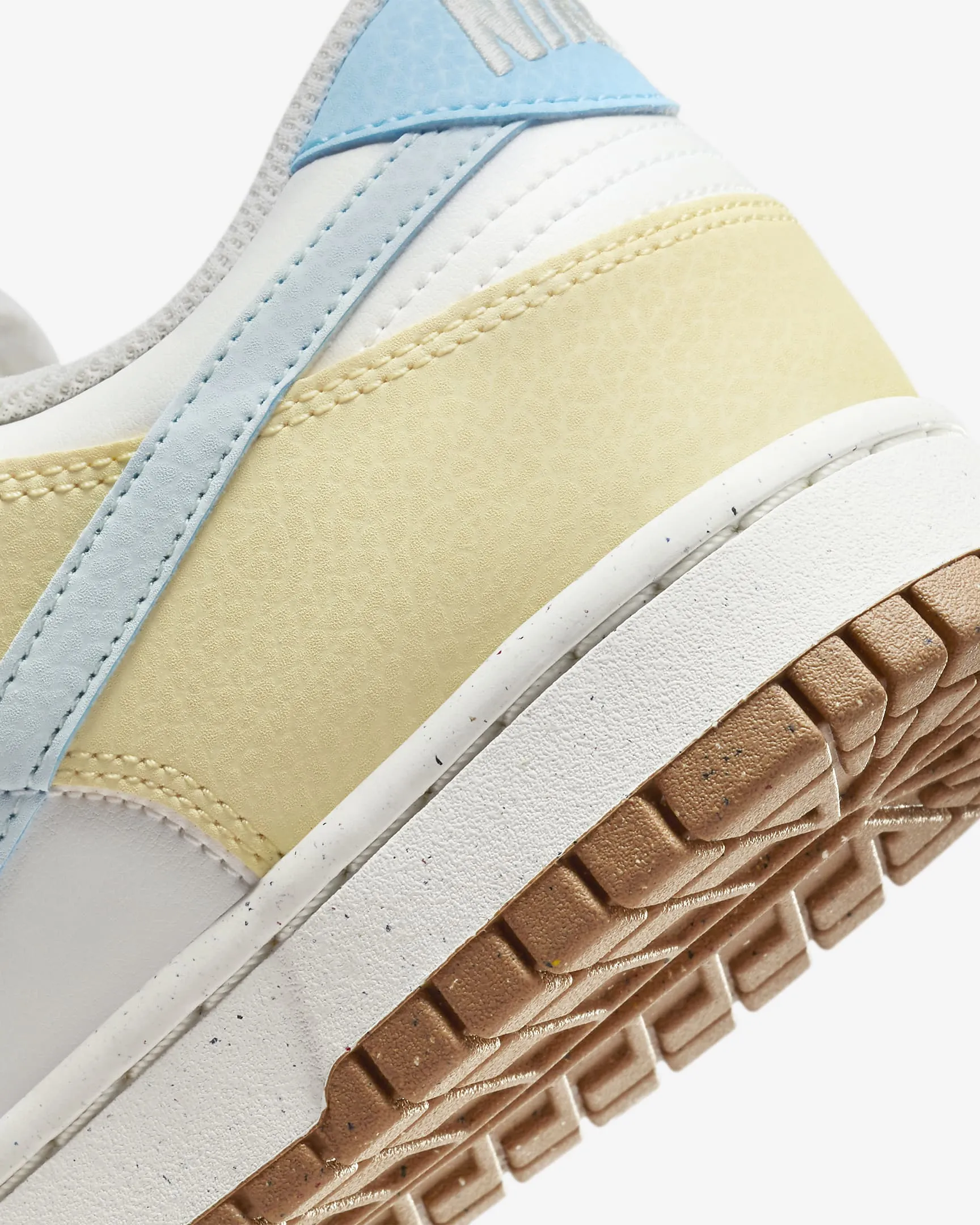 Nike Women's Dunk Low Shoes - Summit White / Aquarius Blue / Soft Yellow / Glacier Blue