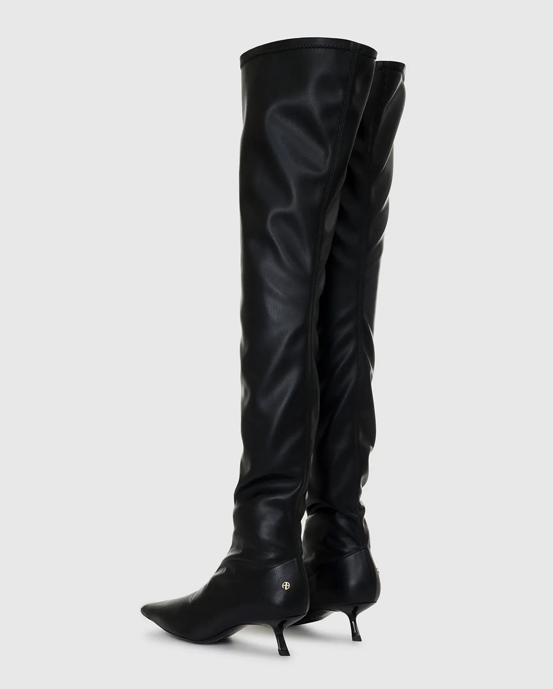 OVER THE KNEE HILDA BOOTS / BLACK