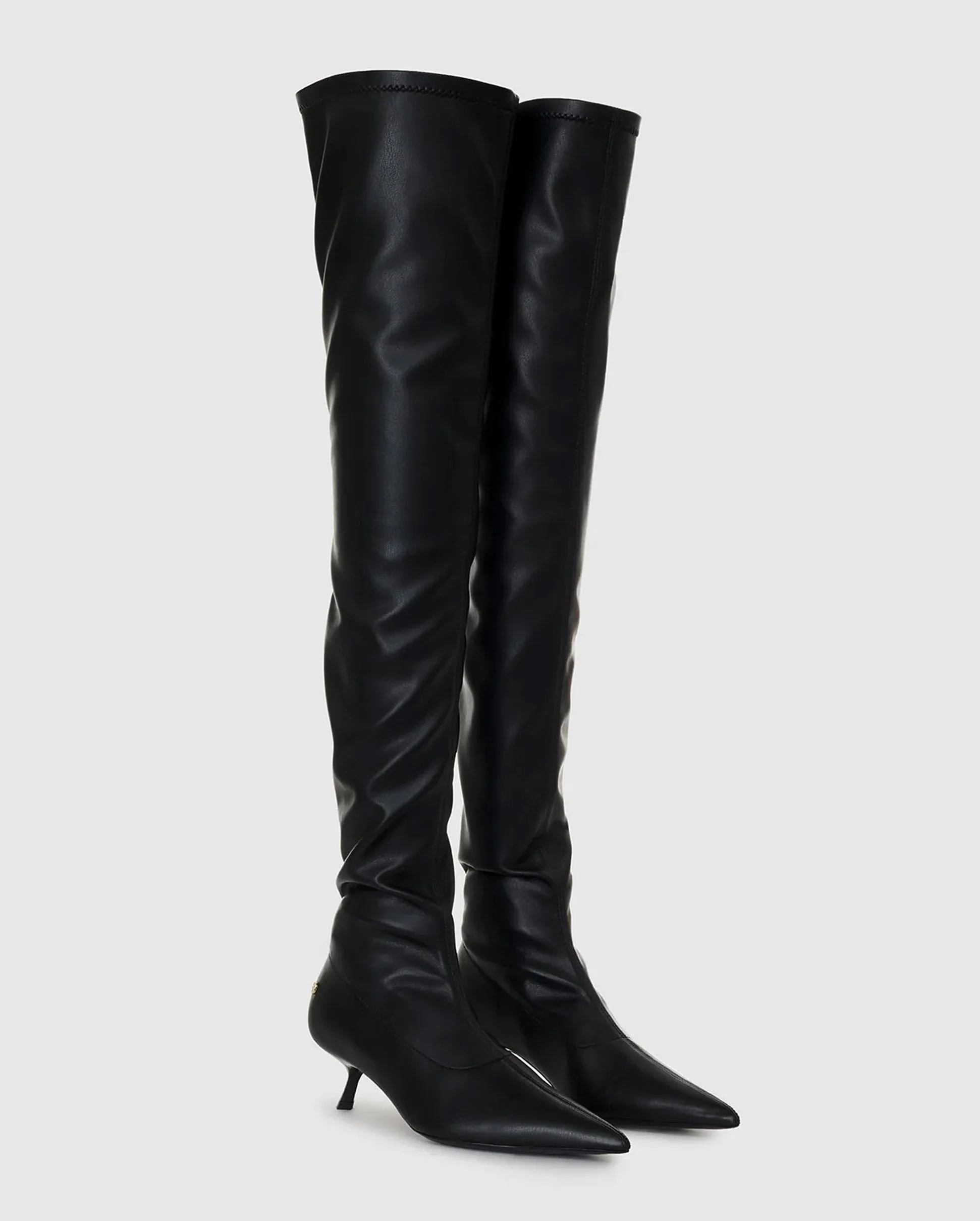 OVER THE KNEE HILDA BOOTS / BLACK