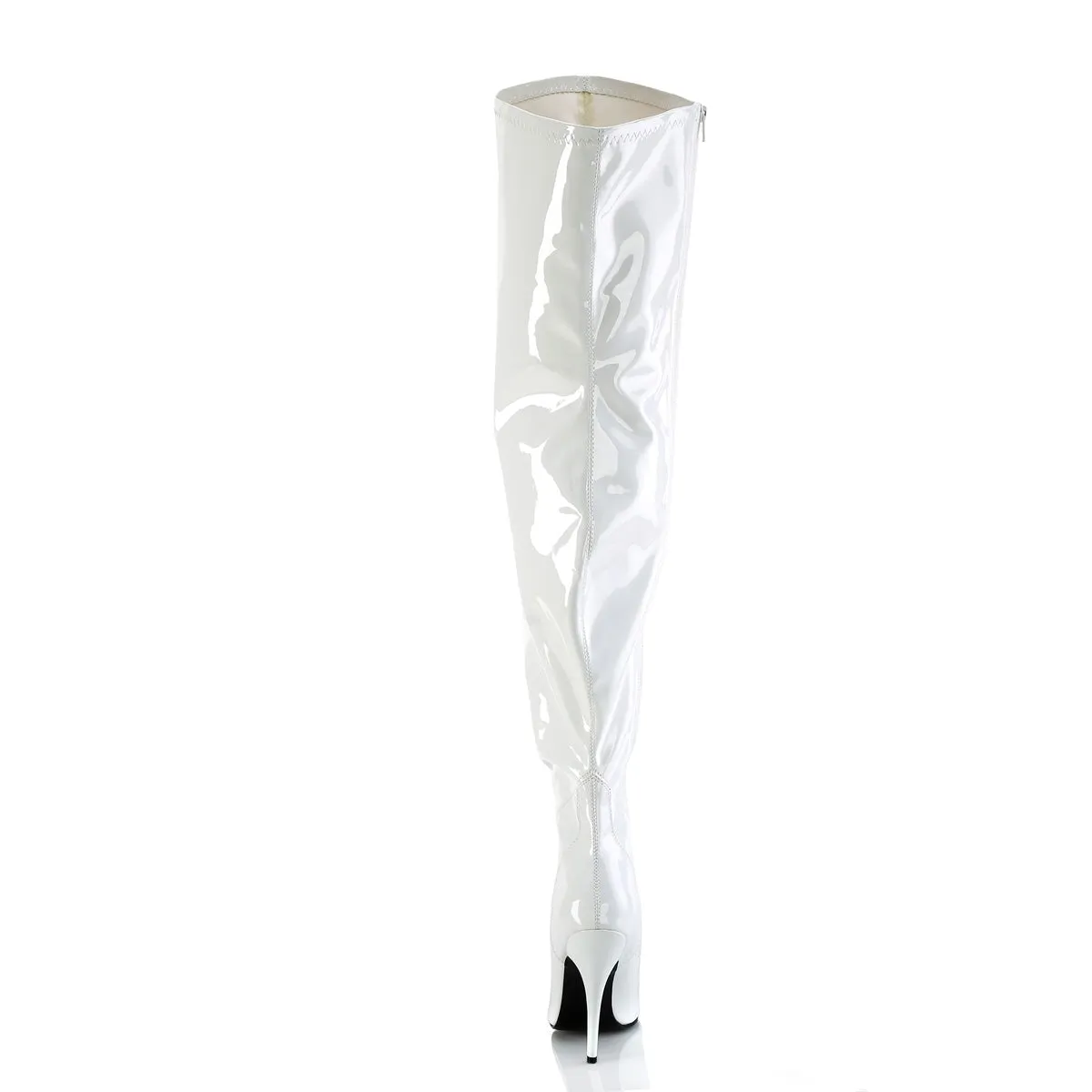 Pleaser Seduce-3000WC-White-Size 8-Clearance