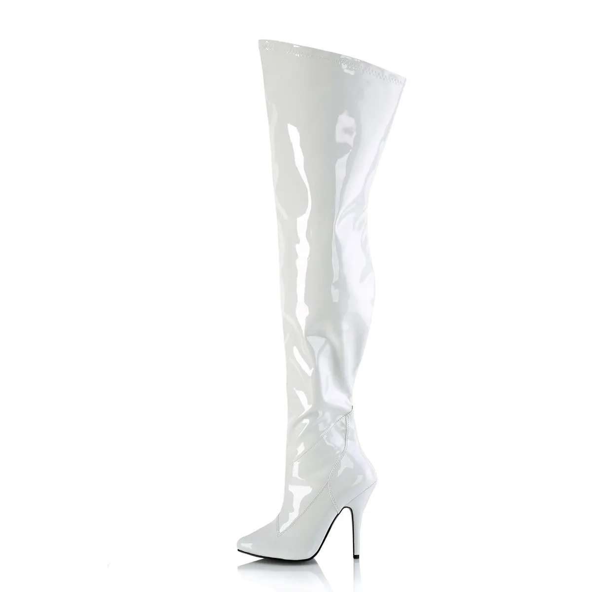 Pleaser Seduce-3000WC-White-Size 8-Clearance