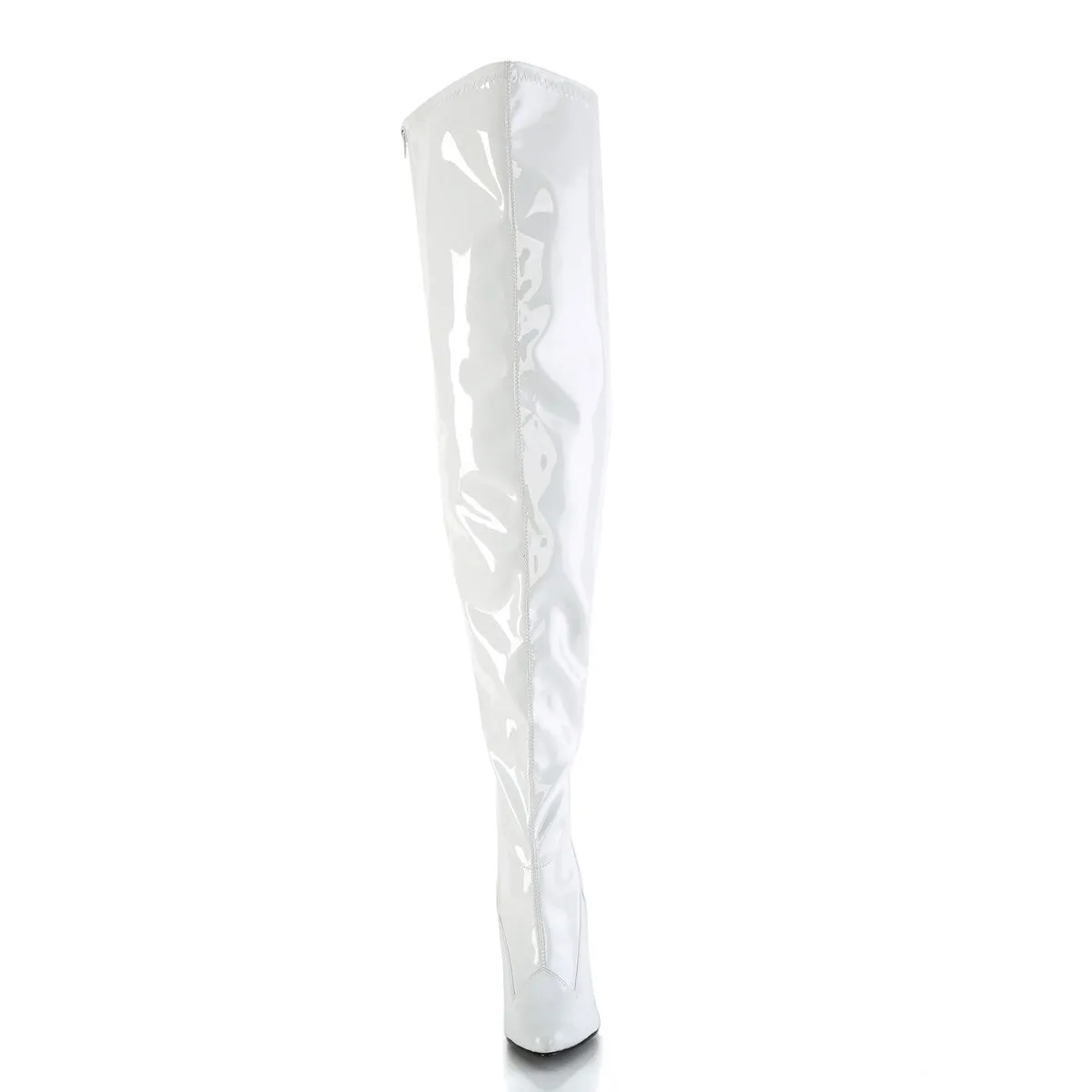 Pleaser Seduce-3000WC-White-Size 8-Clearance