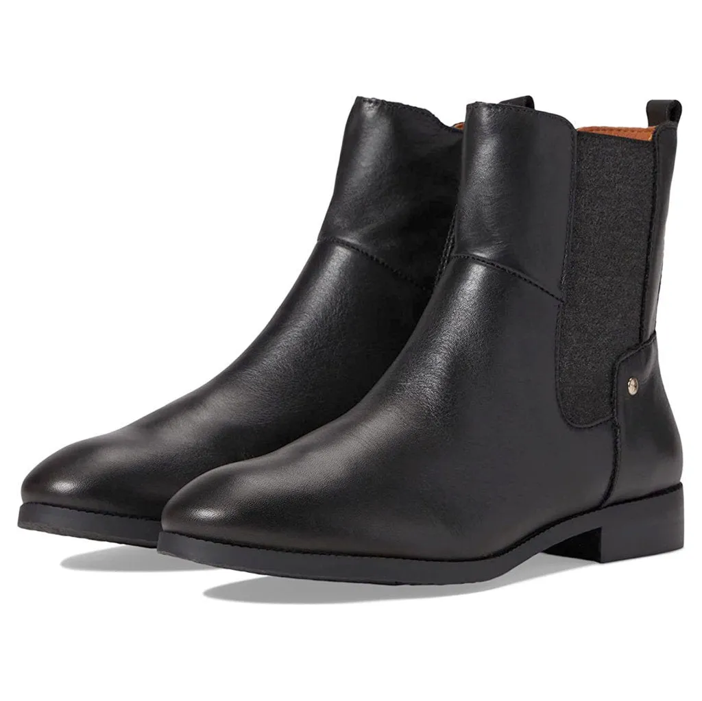 Royal Calfskin Leather Women's Chelsea Boots