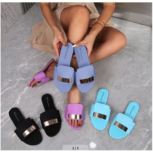 Slide Flat Sandals