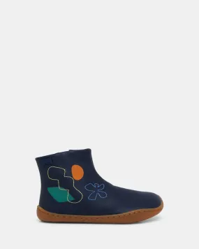 Twins Abstract Boot Youth Dark Navy