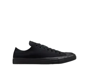 Unisex Converse Chuck Taylor All Star Classic Low Top Black Monochrome Shoes