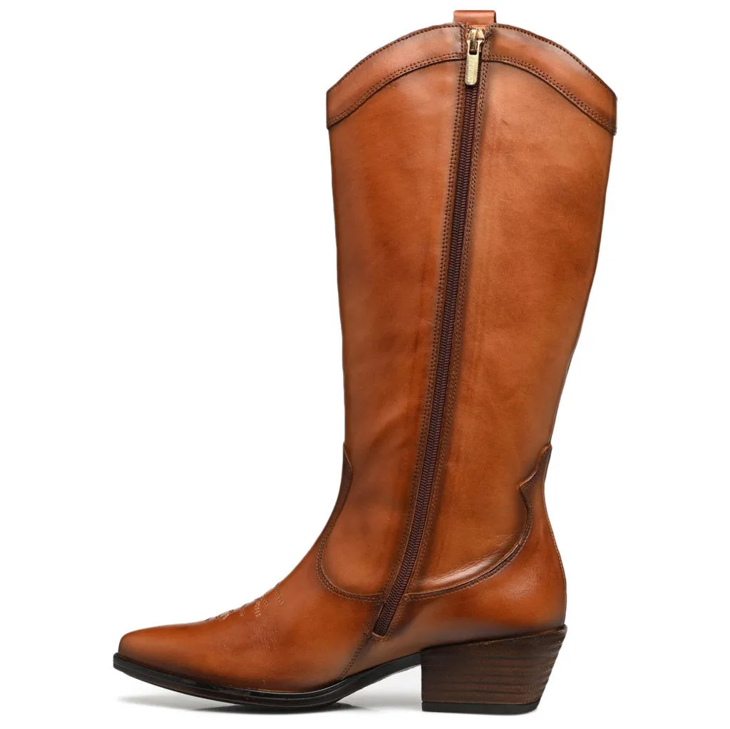 Vergel Leather Women's Calf Length Boots