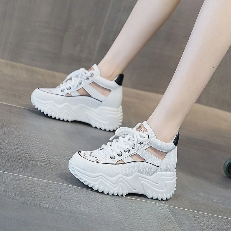 Women's Casual Shoes FM143: Leather Sandals, Wedges, Hollow Sneakers, and Boots